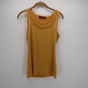 The Limited Yellow Sleeveless Top Size Medium